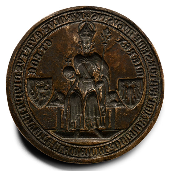Bronze Seal Matrix with Emperor Charles IV