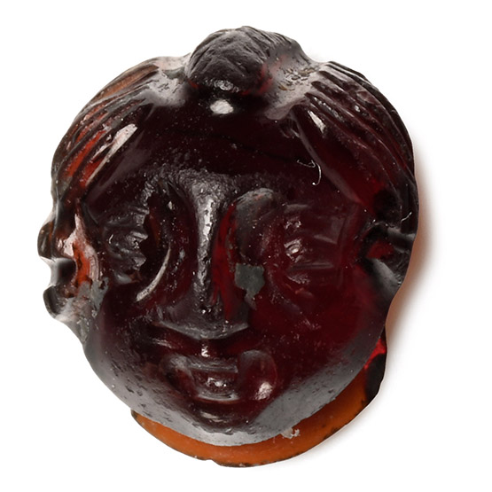 Roman Garnet Cameo of Eros, the Greek God of Love