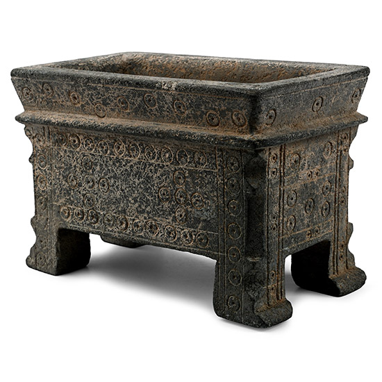 Western Asiatic Rectangular Stone Vessel