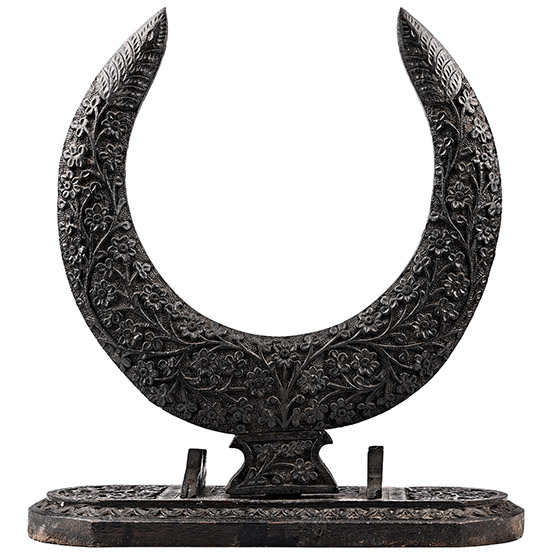 Ottoman Carved Wooden Stylus Base