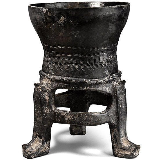 Large Azerbaijan Hasanlu Tepe Pottery Vessel
