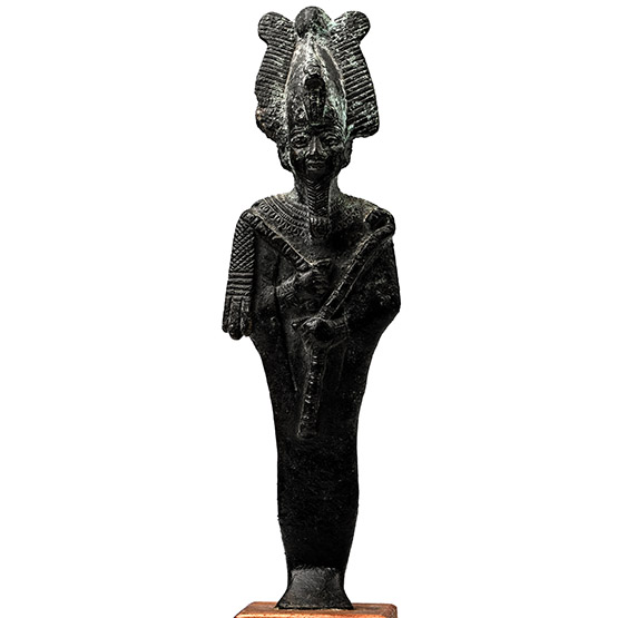 Egyptian Bronze Osiris Statuette