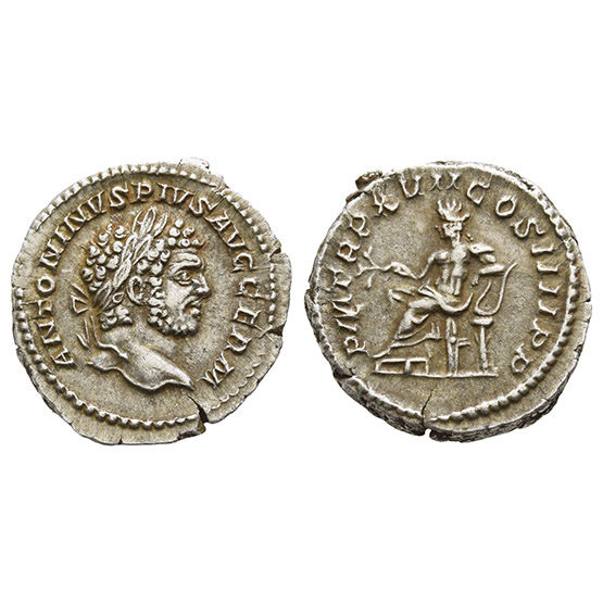 Caracalla AR Denarius.