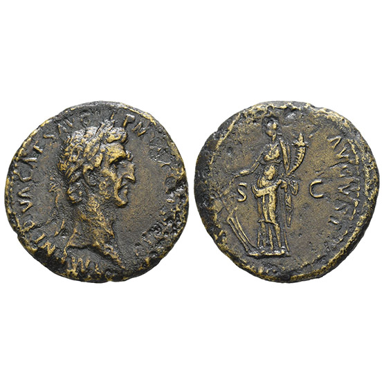Nerva AE Sestertius.