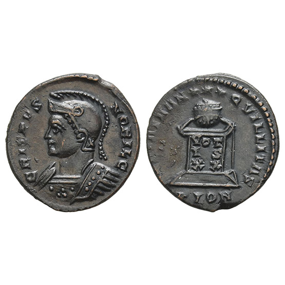 Crispus, as Caesar BI Nummus.