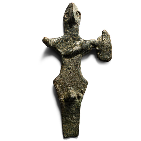 Syro-Hittite Bronze Male Idol