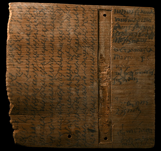 Roman Wooden Tablet with Testamentary Dispositions..