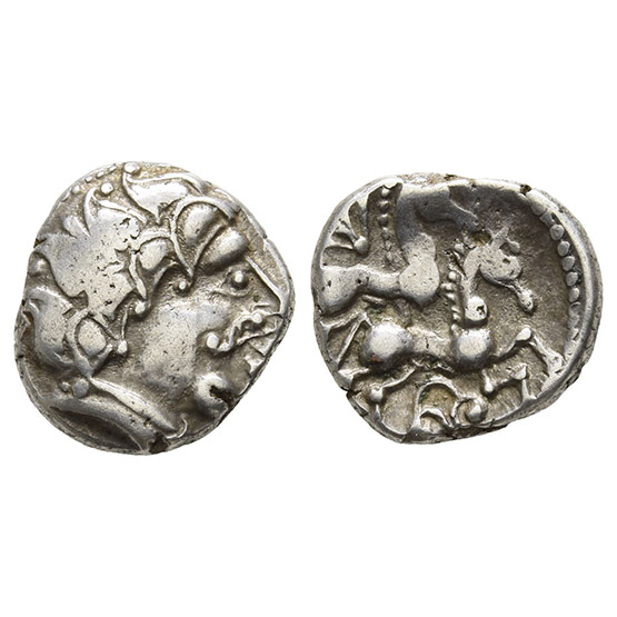 Celtic Northwest Gaul. Carnutes AR Drachm.