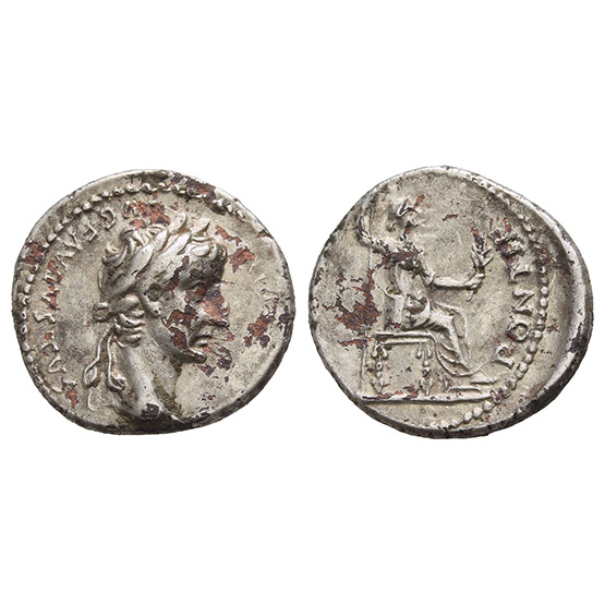 Tiberius Fourrée Denarius.