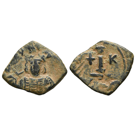 Constantine IV Pogonatus AE 10 Nummi or Decanummium.