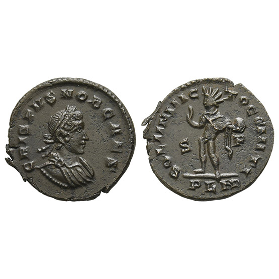 Crispus, as Caesar BI Nummus.