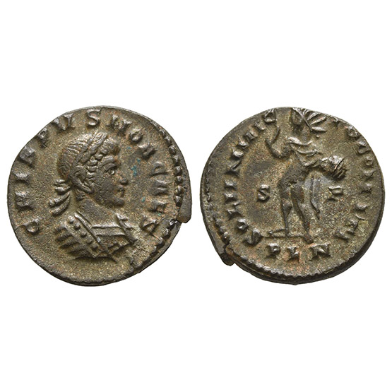 Crispus, as Caesar BI Nummus.