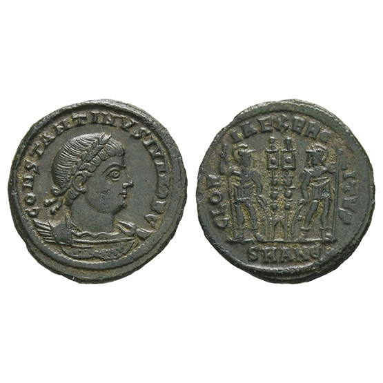 Constantine II, as Caesar BI Nummus.