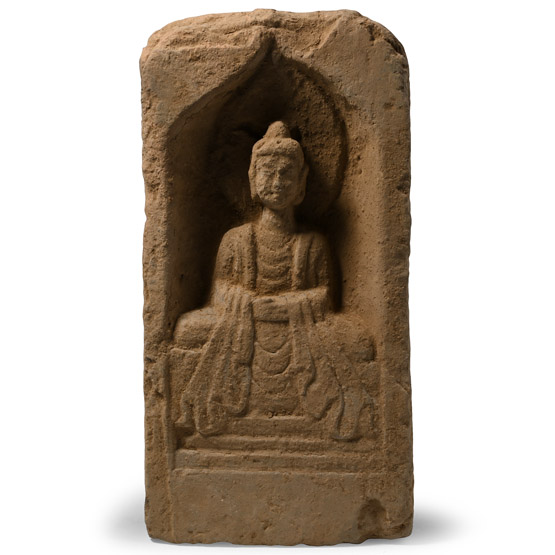 Chinese Wei Terracotta Buddha Brick