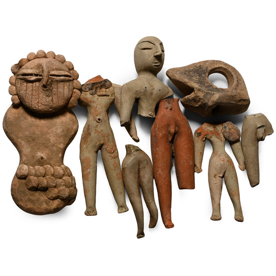 Indus Valley Style Terracotta Idol Fragment Group