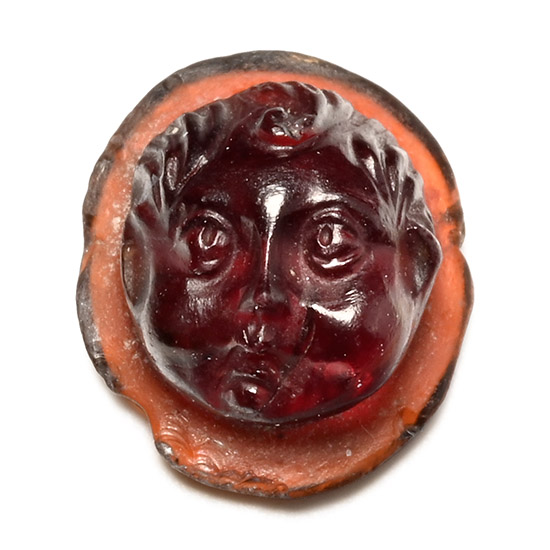 Roman Garnet Cameo of Eros the Greek God of Love