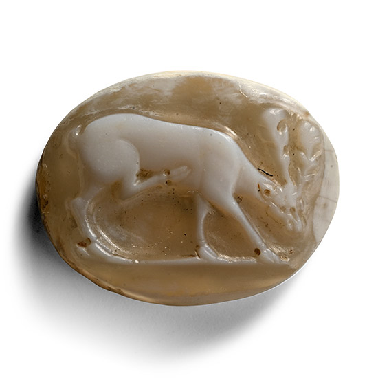 Roman Agate Cameo of a Stag
