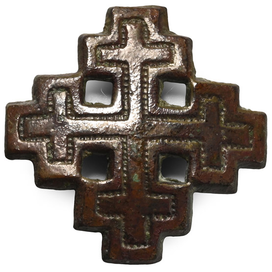 Medieval Bronze Knights Holy Sepulchre Badge
