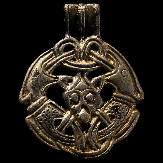 Viking Age Silver Beast Pendant