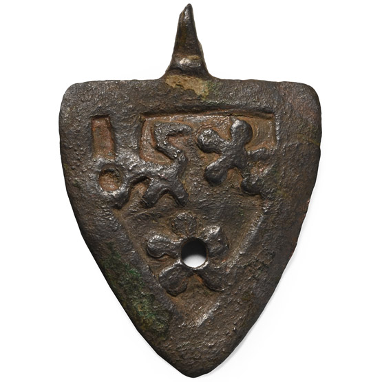 Medieval Knights Bronze Heraldic Horse Harness Pendant