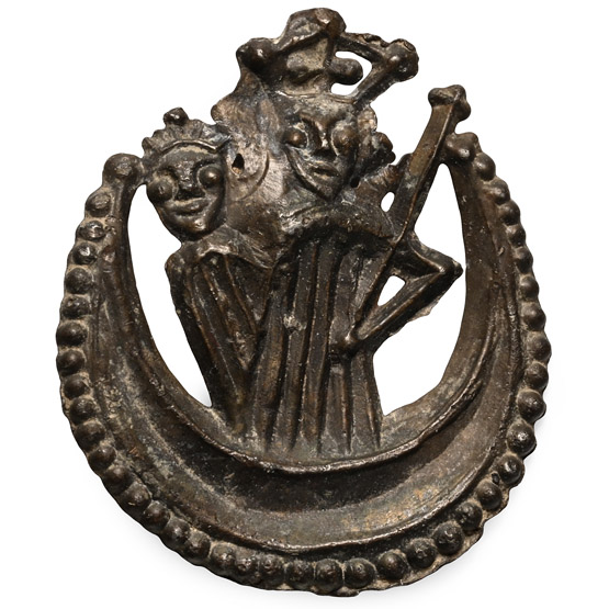 Medieval Pewter Our Lady of Willesden Pilgrims Badge
