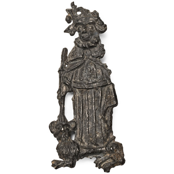Medieval Pewter Pilgrims Badge of King Henry VI