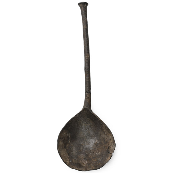 Large Tudor or Stuart Period Pewter Spoon