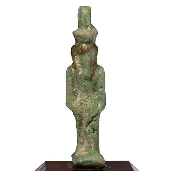 Egyptian Faience Amulet of Nefertum