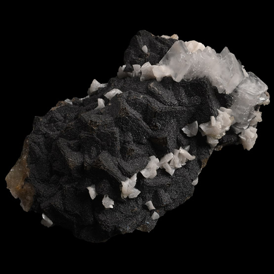 White Fluorite and Pyrite Mineral Specimen