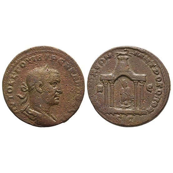 Trebonianus Gallus AE 30mm of Antioch, Seleucis and Pieria.