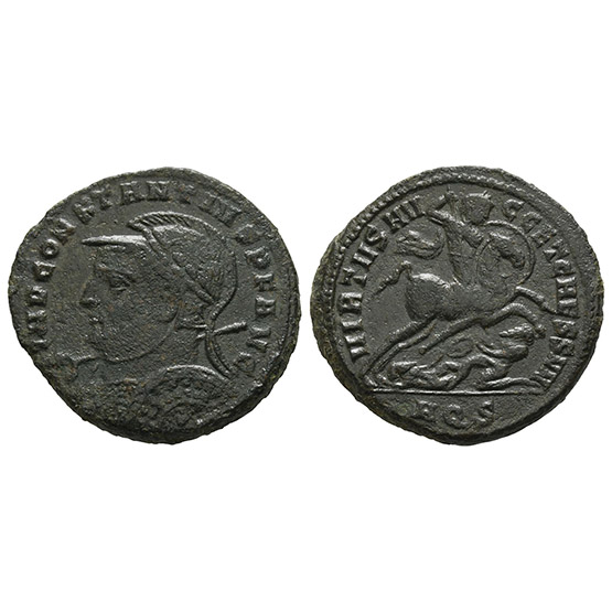 Constantius I BI Nummus.