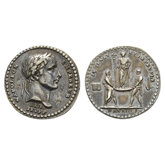 France. First Empire, Napoléon I AR Medallet.