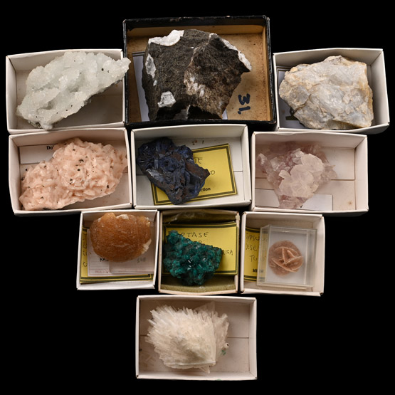 Mixed Crystal and Mineral Specimen Group