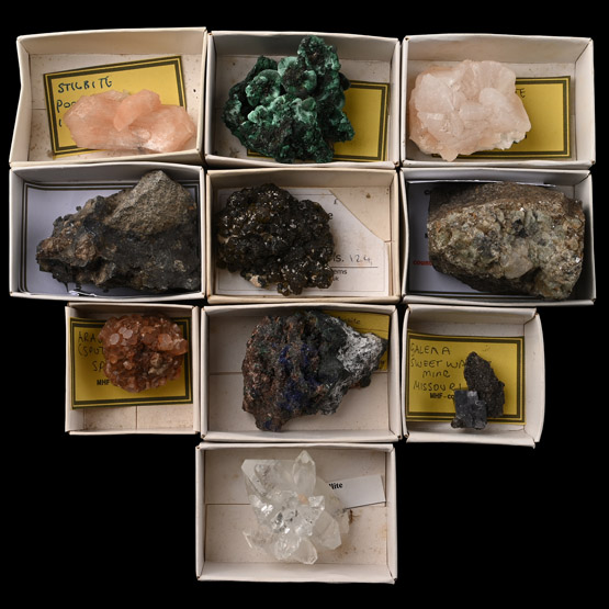 Mixed Crystal and Mineral Specimen Group