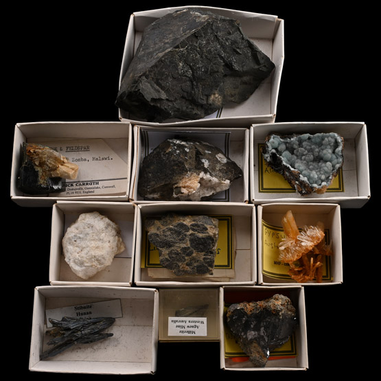 Mixed Crystal and Mineral Specimen Group