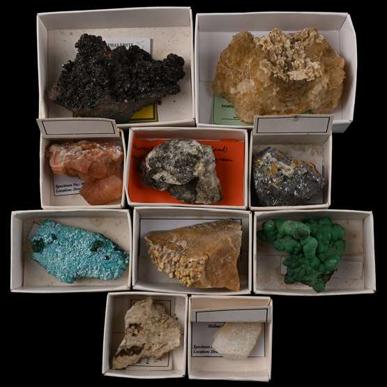 Mixed Crystal and Mineral Specimen Group