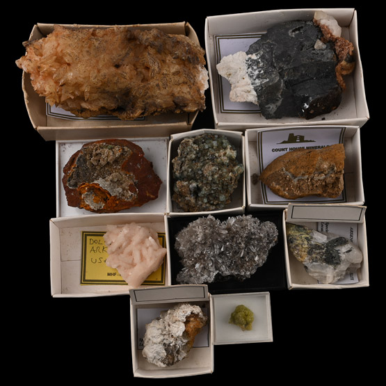 Mixed Crystal and Mineral Specimen Group