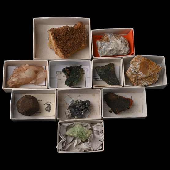 Mixed Crystal and Mineral Specimen Group