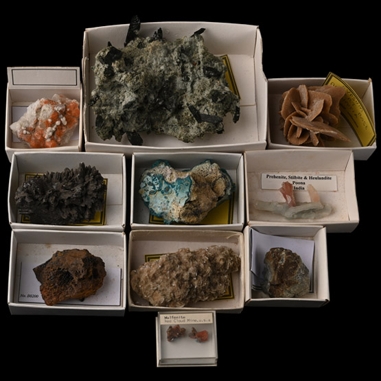 Mixed Crystal and Mineral Specimen Group