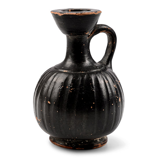 Apulian Squat Terracotta Lekythos