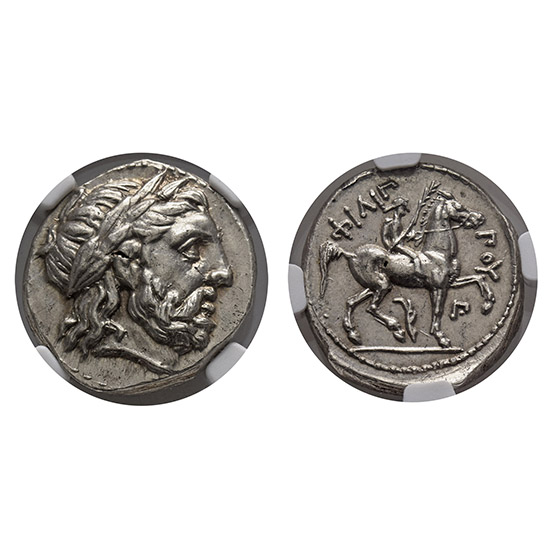 Kingdom of Macedon, Philip II AR Tetradrachm