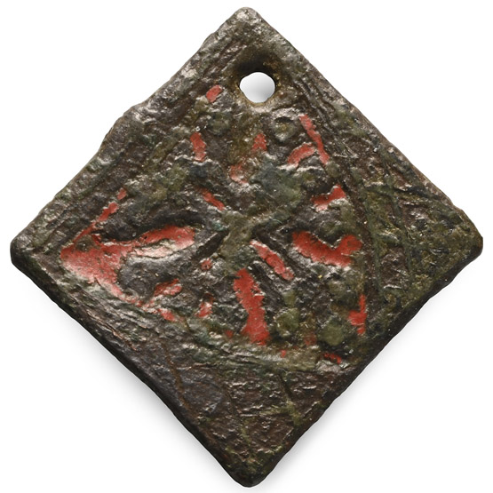 Medieval Knights Bronze Heraldic Horse Harness Mount