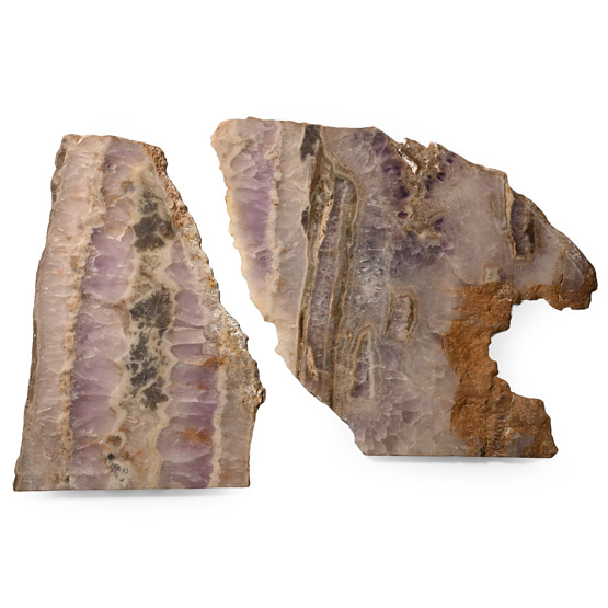 Large Cut and Polished Slab of Vintage Blue John