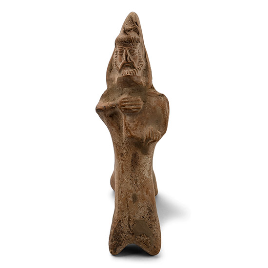 Parthian Horse and Rider Figurine