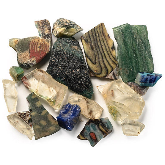 Romano-Egyptian Mosaic Glass Fragments