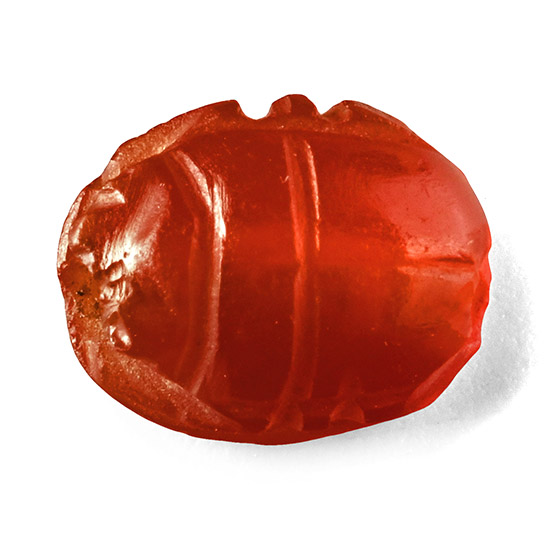 Egyptian Carnelian Scarab Amulet