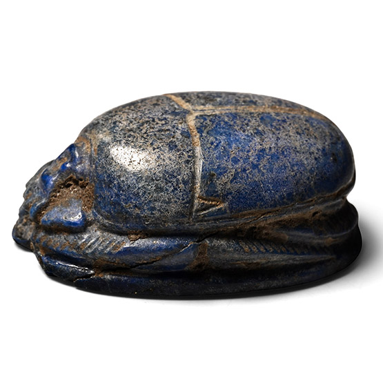 Egyptian Lapis Lazuli Scarab