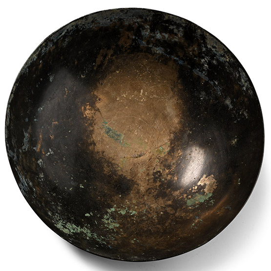 Western Asiatic Bronze Bowl with Concentric Circles