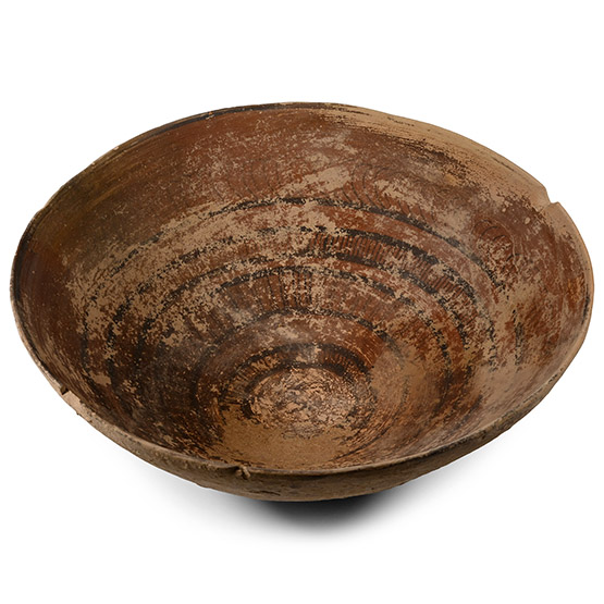 Western Asiatic Bichrome Terracotta Dish