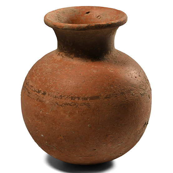 Western Asiatic Bulbous Terracotta Jar